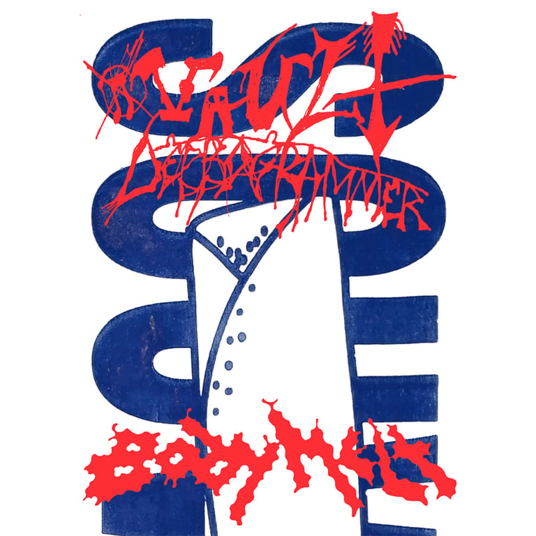 Vault Deprogrammer / Body Melt - Badly Packed Kebab 3" Business Card CD-R (Sweat Lung)