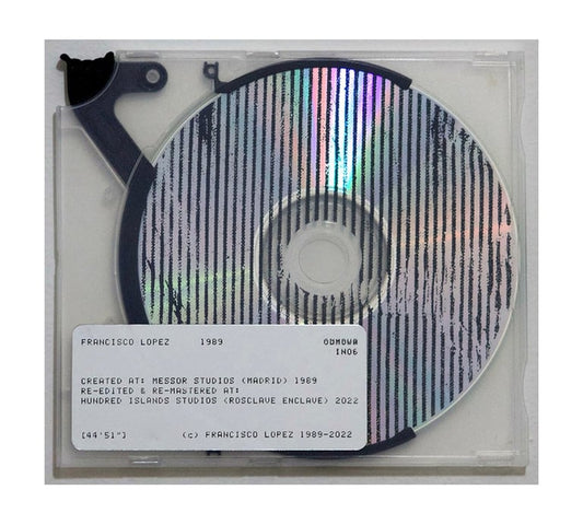 Francisco López - 1989 CDr